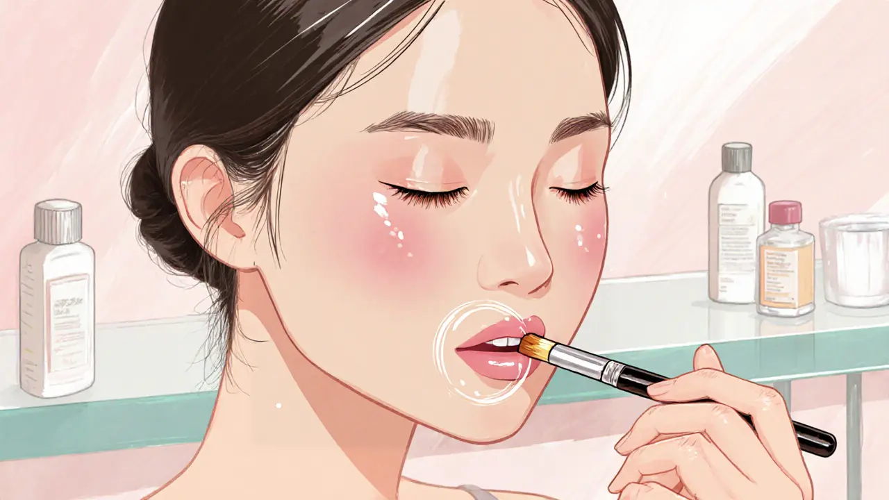 Как сделать глянцевые губы стеклянными: пошаговая техника и лучшие средства 2025