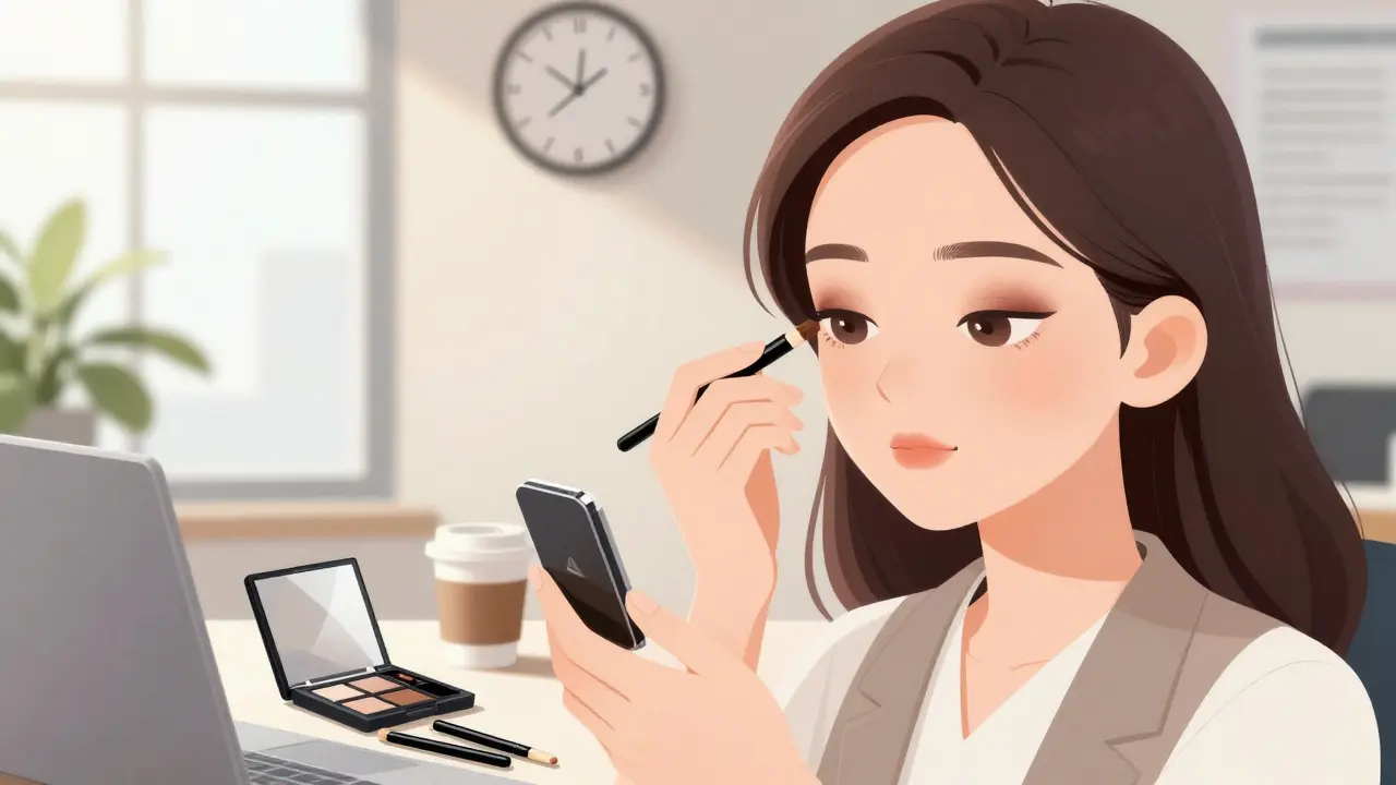 Как сделать мягкий дневной смоки айс на глазах за 5 минут