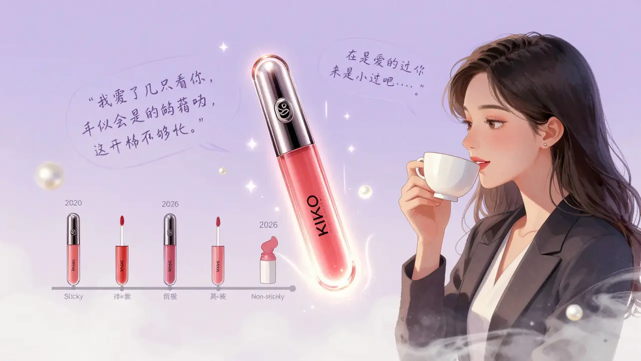 Волшебный блеск KIKO 3D Hydra сияет в воздухе, не оставляя следов на чашке и сияя в 2026 году.