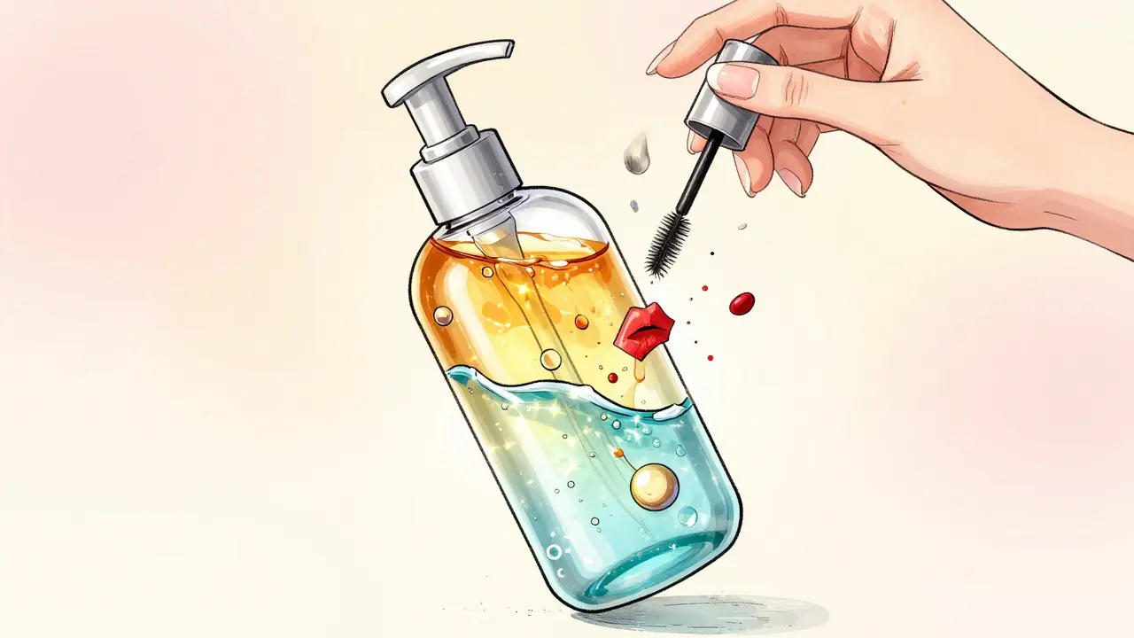 Двухфазные средства для снятия макияжа: как работают и как использовать