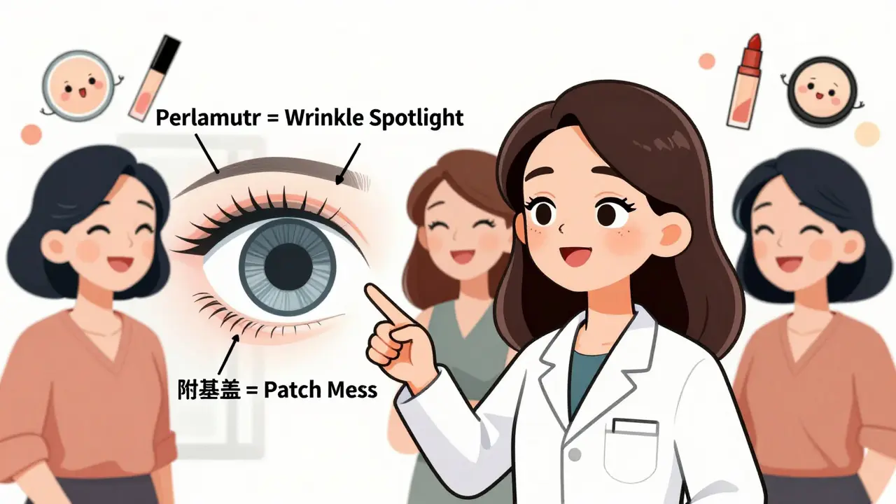 Эксперт объясняет ошибки макияжа глаз на схеме, а женщины вокруг получают магическое исправление.