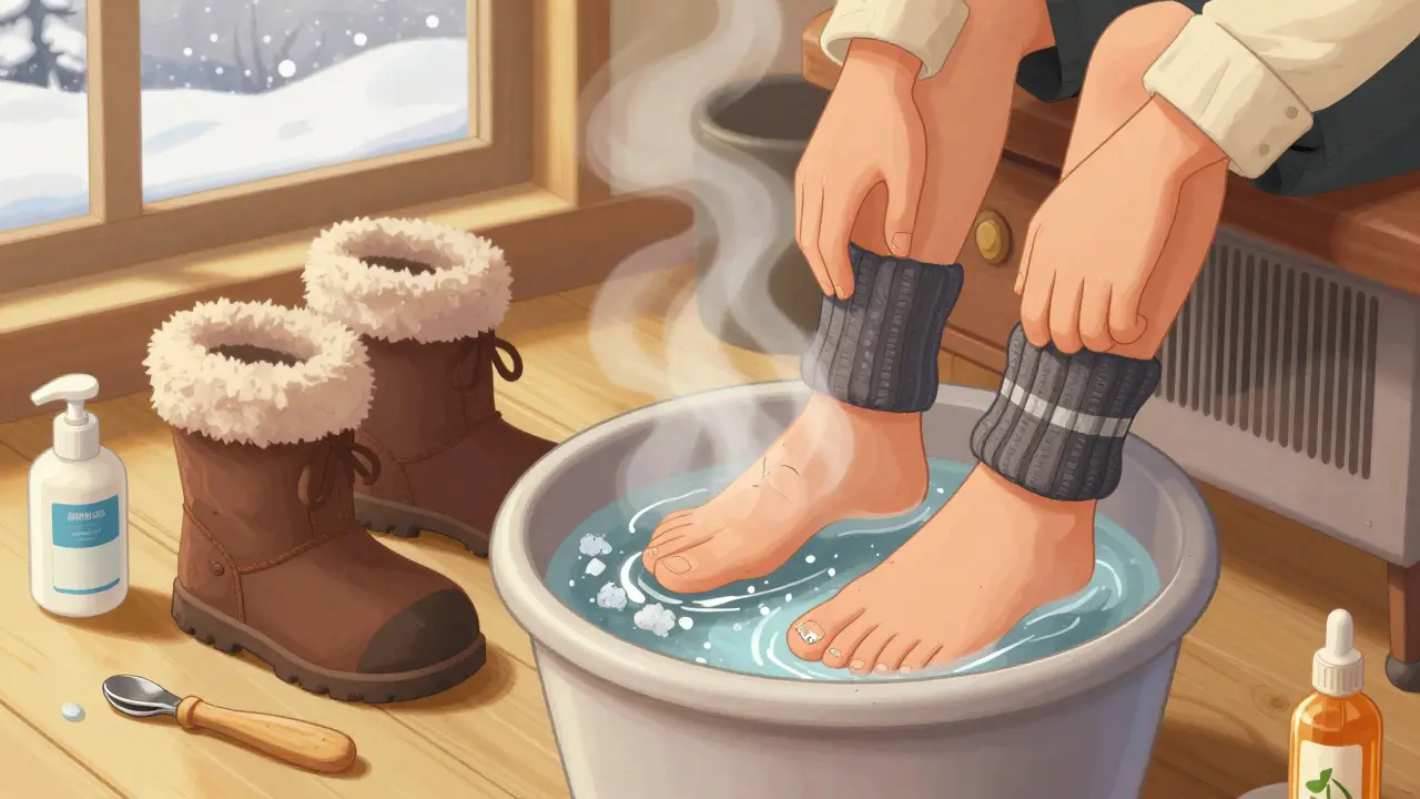 Как ухаживать за ногтями на ногах зимой: сухость и трещины