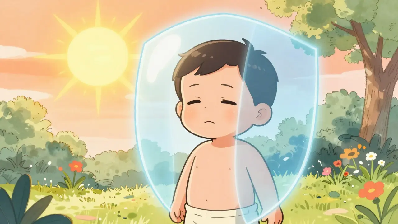 Как выбрать безопасный солнцезащитный крем для ребенка с атопичной кожей