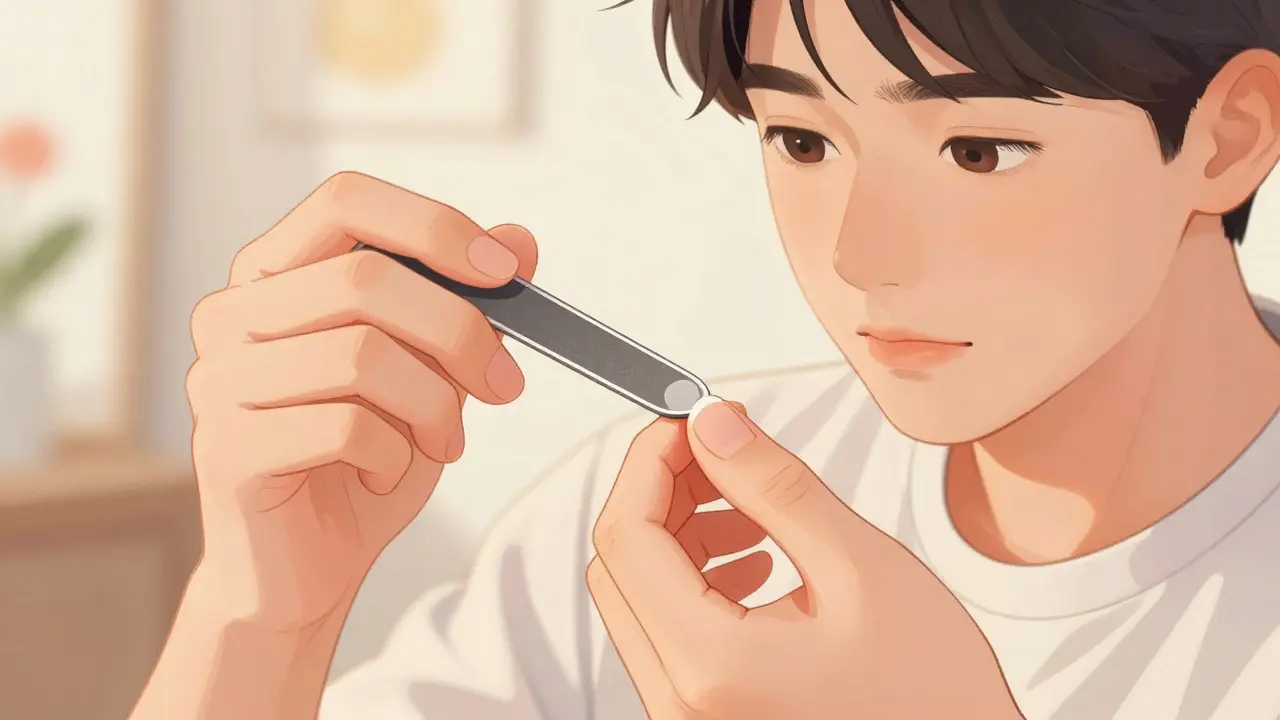 Правильная техника подпиливания ногтей в одном направлении