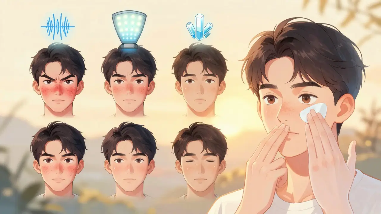 Преображение лица: от воспалённой кожи к гладкой и здоровой без выдавливания.